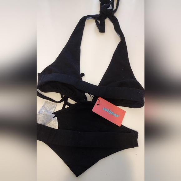 🍉3/$20 Edikted Black Halter Top - Picture 5 of 8